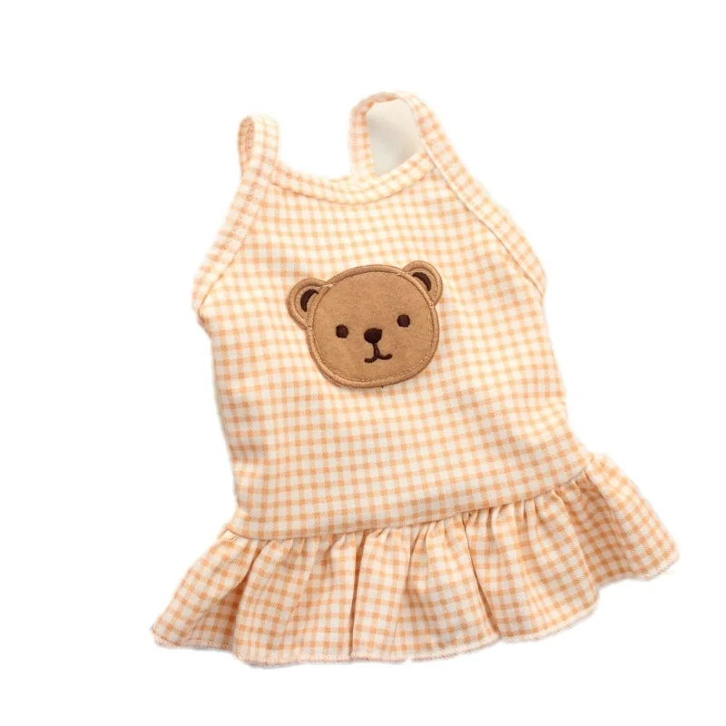 Одежда в стиле INS для домашних животных на весну и лето, модная юбка на бретелях для собаки, платье в британском стиле с изображением котенка,... 
Одежда в стиле INS для домашних животных на весну и лето, модная юбка на бретелях для собаки, платье в британском стиле с изображением котенка,...