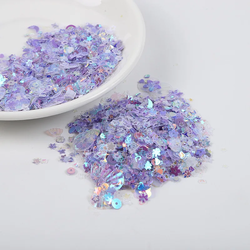 50g/Bag Mixed Sequins Transparent Shells Stars Snowflakes Mermaid Confetti Sequins Nail Art for DIY Mobile Phone Case Jewelry
50g/Bag Mixed Sequins Transparent Shells Stars Snowflakes Mermaid Confetti Sequins Nail Art for DIY Mobile Phone Case Jewelry