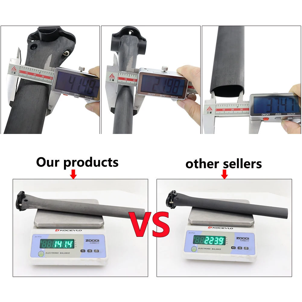 Carbon Fiber Bike Seat Post 340MM F12 / F10 / F8 Pina Bike Frames Road Mountain Bike Seatpost Ultra-light Fully Handmade 0 Degre
Carbon Fiber Bike Seat Post 340MM F12 / F10 / F8 Pina Bike Frames Road Mountain Bike Seatpost Ultra-light Fully Handmade 0 Degre