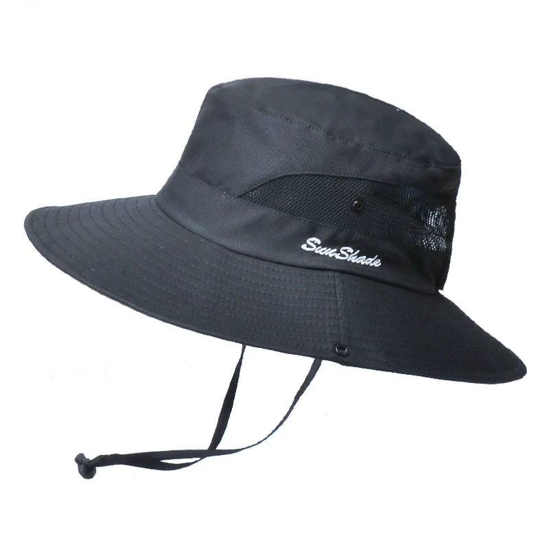 Unisex Summer Black Wide Brim Bucket Hat Outdoor UV Protection UPF 50+ Sun Hat Men and Women's Panama Hat Foldable Fishing Hat
Unisex Summer Black Wide Brim Bucket Hat Outdoor UV Protection UPF 50+ Sun Hat Men and Women's Panama Hat Foldable Fishing Hat