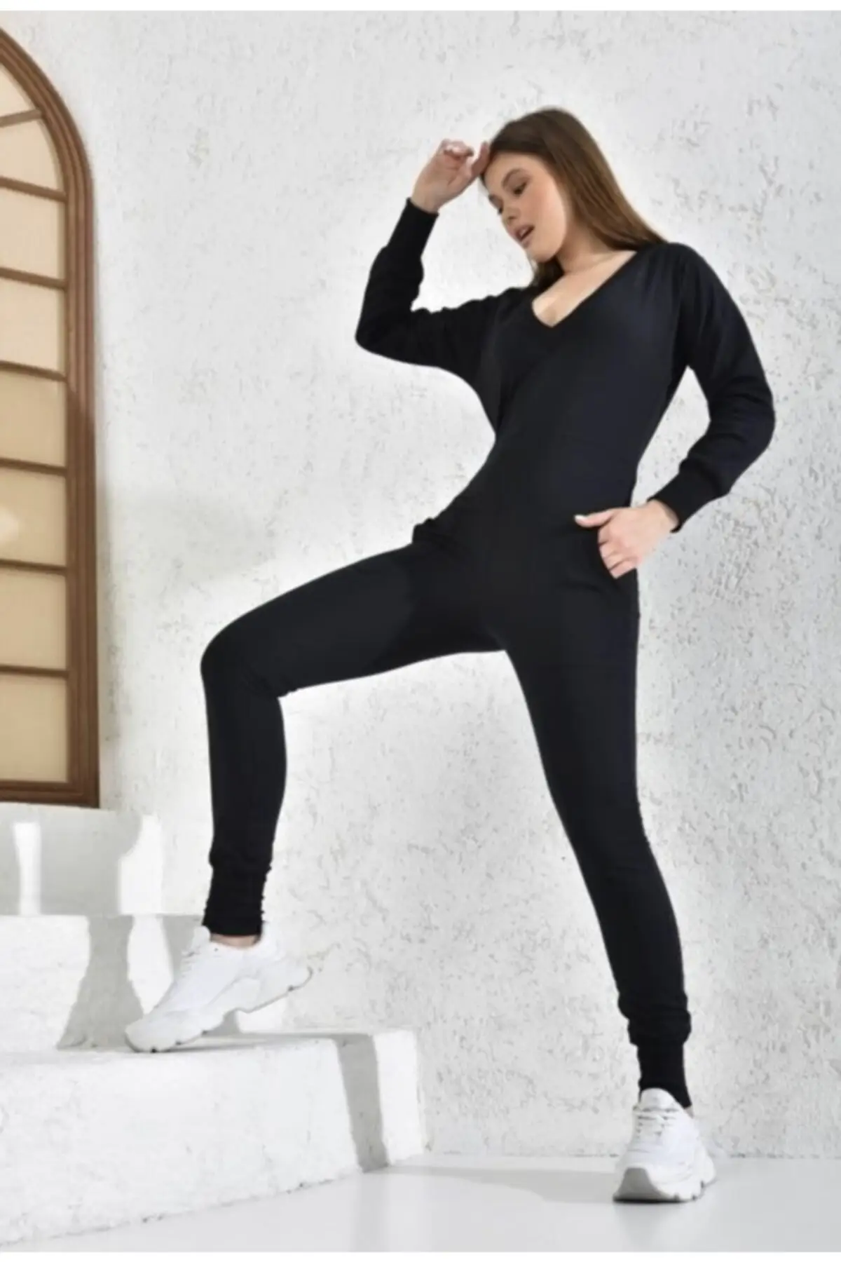 Women's Overalls Pocket V-Neck Jumpsuit Hot Style Quality Fabric Sleeveless Baggy Trousers Casual Jumpsuit
Women's Overalls Pocket V-Neck Jumpsuit Hot Style Quality Fabric Sleeveless Baggy Trousers Casual Jumpsuit
