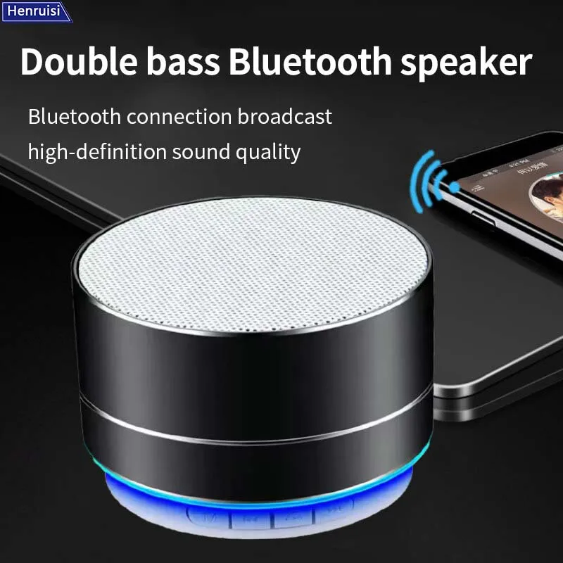 

A10 Wireless Bluetooth Speaker Support TF Card U Disk Bluetooth Mini Subwoofer Portable Outdoor Sound Box Stereo Music Players