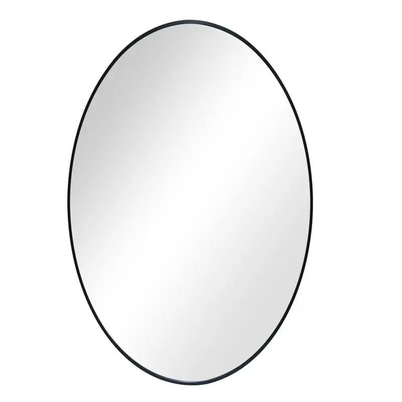 

Mirror Round, 28IN Diameter, Black Finish