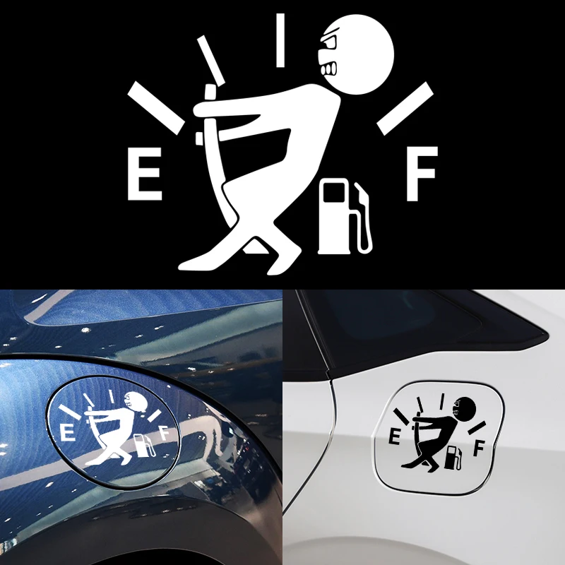 

Car Sticker 3D 11*9cm High Gas Consumption Decal Fuel Gage Empty Sticker On Car Funny Stickers and Decals Vinyl Car Styling