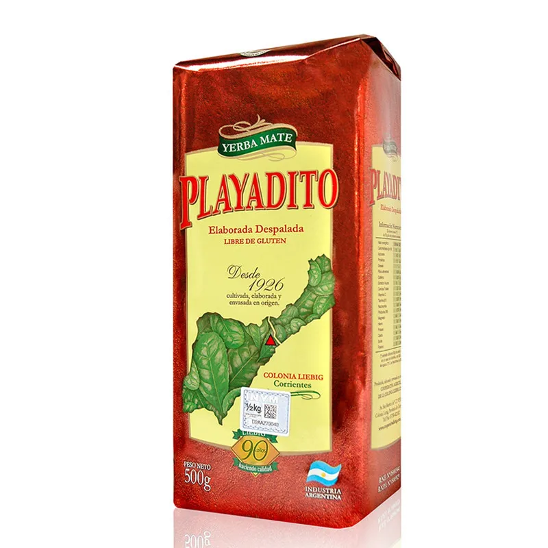 Argentina Yerba Mate 500g Contains a large amount of unsaturated fatty acids PLAYADITO
Argentina Yerba Mate 500g Contains a large amount of unsaturated fatty acids PLAYADITO