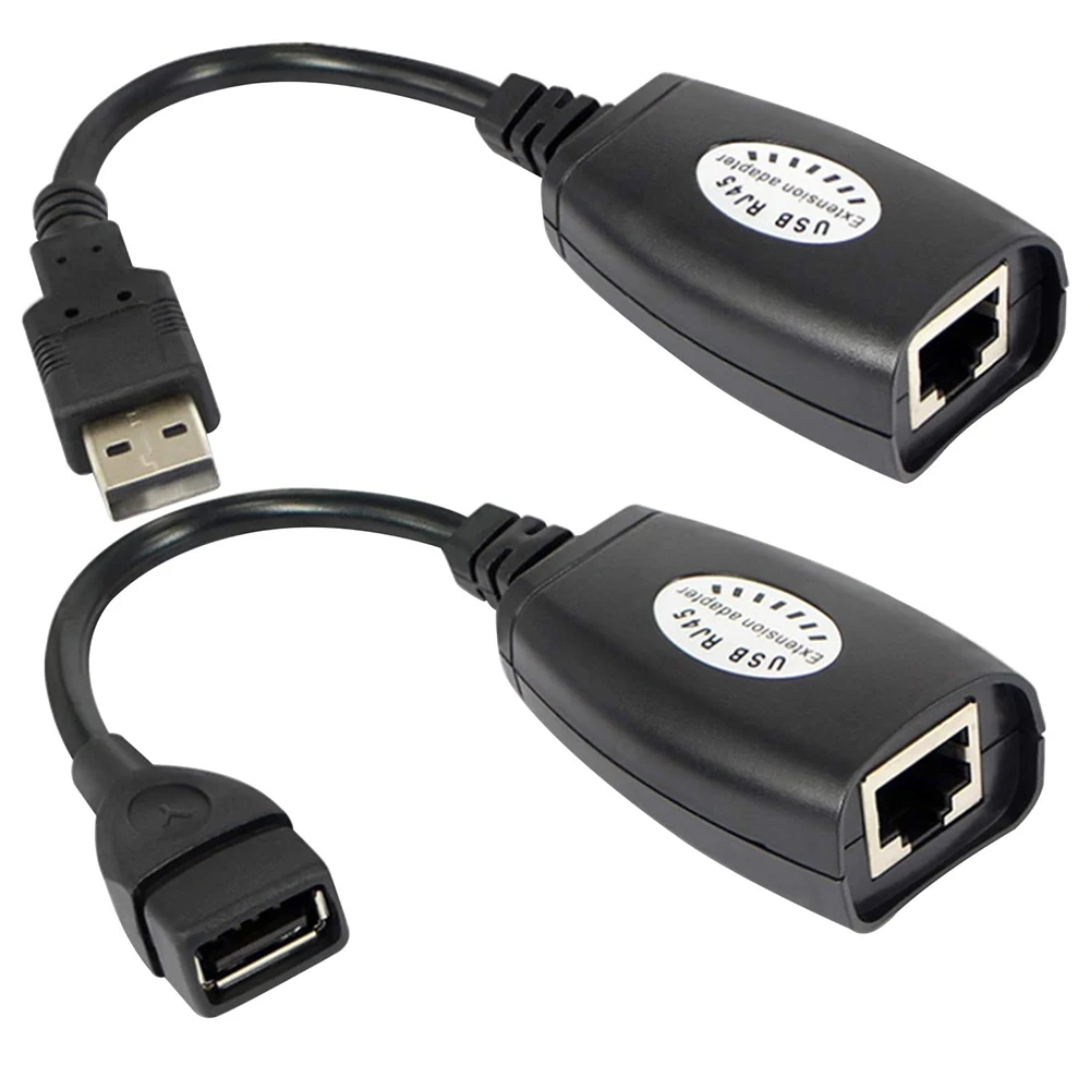 USB к RJ45 RJ 45 удлинитель кабеля LAN адаптера усилитель сигнала сетевому порту