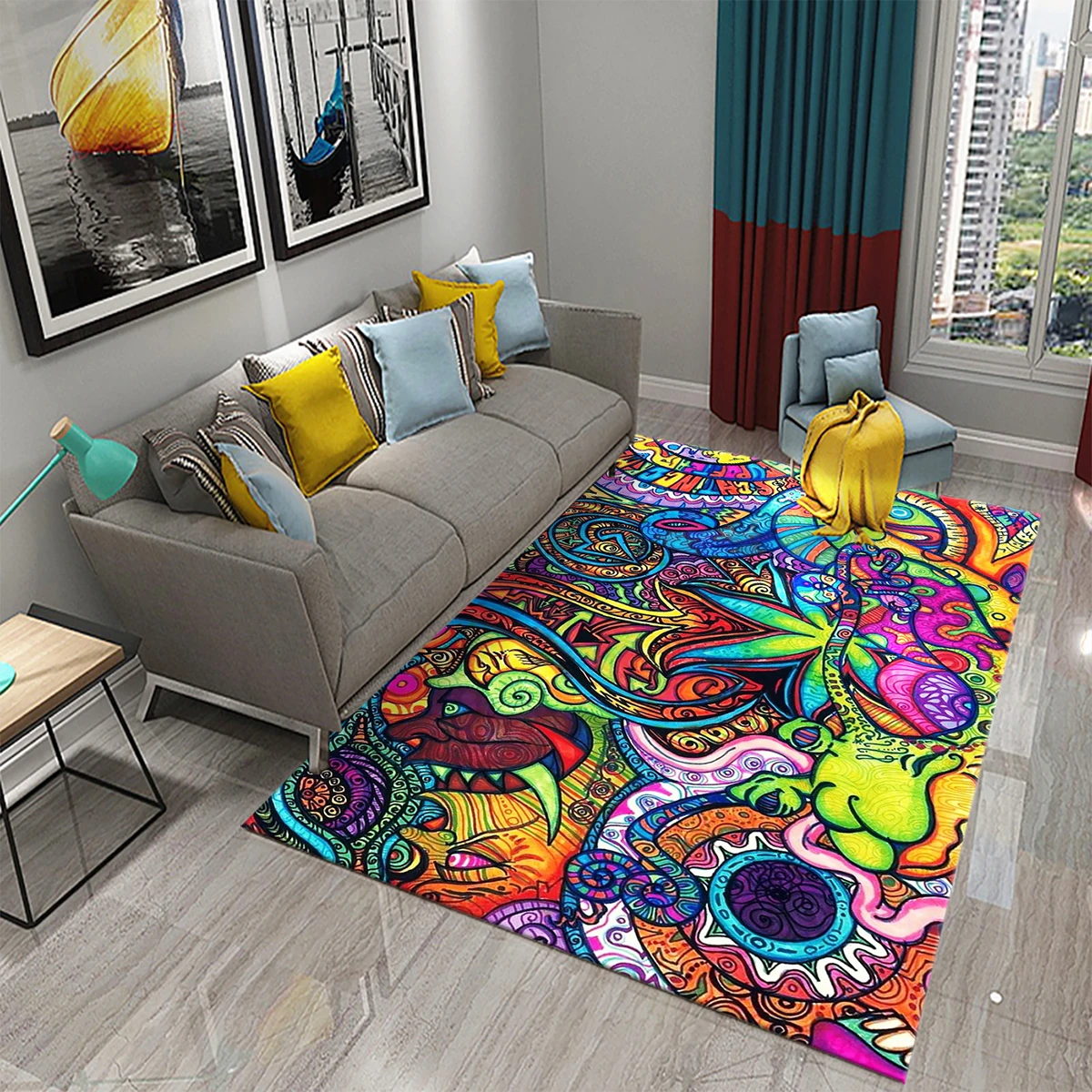 Abstract Psychedelic Graffiti Carpet Modern Colorful Trippy Art Rug for Living Room Kitchen Bedroom Bathroom Non-Slip Rug Carpet
Abstract Psychedelic Graffiti Carpet Modern Colorful Trippy Art Rug for Living Room Kitchen Bedroom Bathroom Non-Slip Rug Carpet