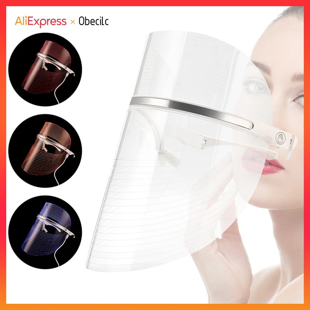New 3 Colors LED Light Facial Mask Skin Care Rejuvenation Wrinkle Acne Removal Photon Therapy Mask Facial Skin Care Instrument
New 3 Colors LED Light Facial Mask Skin Care Rejuvenation Wrinkle Acne Removal Photon Therapy Mask Facial Skin Care Instrument