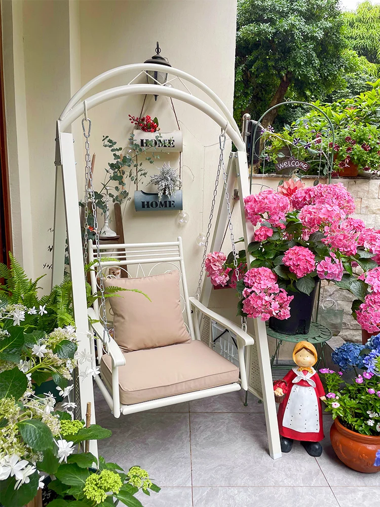 Purple leaf outdoor swing courtyard rocking chair hanging chair garden villa courtyard outdoor iron single balcony swing chair
Purple leaf outdoor swing courtyard rocking chair hanging chair garden villa courtyard outdoor iron single balcony swing chair