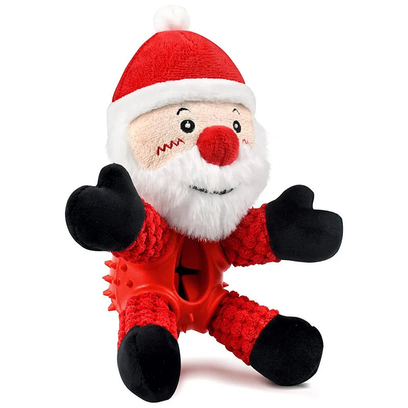 Dog Chew Toy with Treat Dispensing Ball Christmas Dog Toy Squeaky Teeth Clean Interactive Dog Toys for Small Medium Large Dog
Dog Chew Toy with Treat Dispensing Ball Christmas Dog Toy Squeaky Teeth Clean Interactive Dog Toys for Small Medium Large Dog