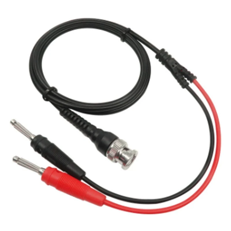 P1009 BNC To Dual 4MM Stackable Banana Plug Test Lead Probe BNC Cable For Oscilloscope Signal Generator 120CM
P1009 BNC To Dual 4MM Stackable Banana Plug Test Lead Probe BNC Cable For Oscilloscope Signal Generator 120CM