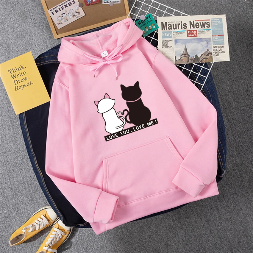 Streetwear Hoodies Women Sweatshirt Autumn Long Sleeve Hoodies Harajuku Hoodie Cute Cat Print Sweatshirt Women Sudadera Mujer
Streetwear Hoodies Women Sweatshirt Autumn Long Sleeve Hoodies Harajuku Hoodie Cute Cat Print Sweatshirt Women Sudadera Mujer