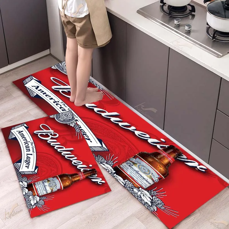 Budweiser Print Non-slip Door Mat Pad Kitchen Bathroom Carpet Rug Beer Decor tapis cuisine alfombra cocina doormat
Budweiser Print Non-slip Door Mat Pad Kitchen Bathroom Carpet Rug Beer Decor tapis cuisine alfombra cocina doormat