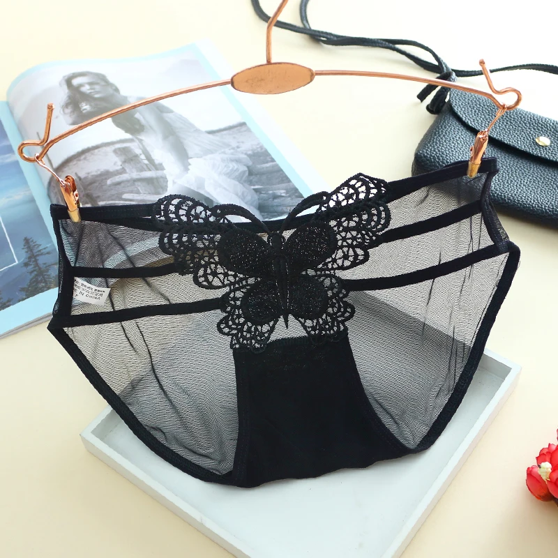 70PCS Embroidery Butterfly Sexy Panties Female's Fashion Hollow Temptation Belt Mesh Ultra-thin Women's Underpants Girls Briefs
70PCS Embroidery Butterfly Sexy Panties Female's Fashion Hollow Temptation Belt Mesh Ultra-thin Women's Underpants Girls Briefs