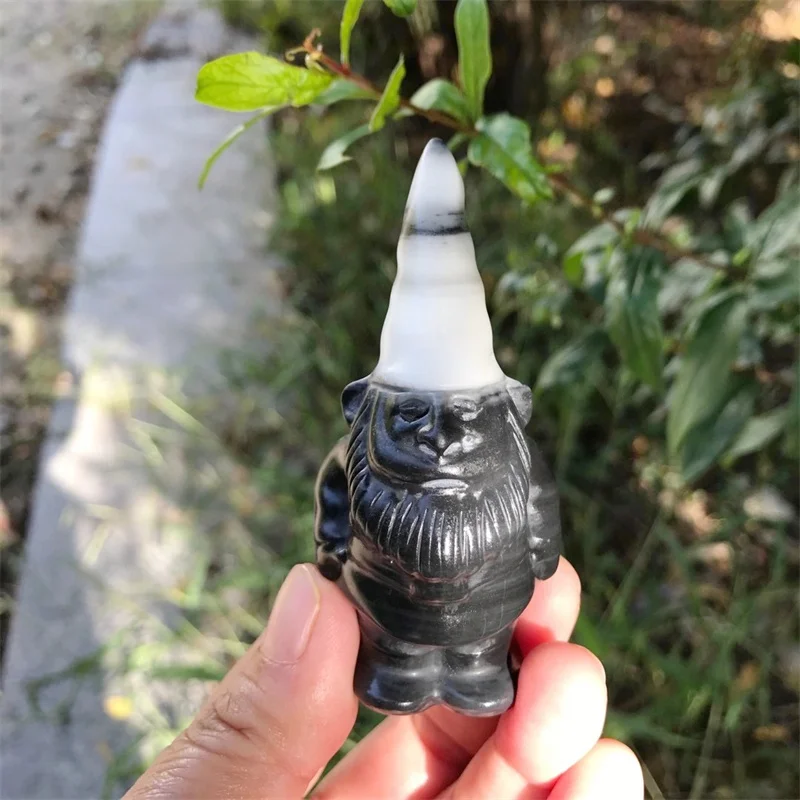 7.8cm Natural Black And White Marble Crystal Santa Claus Hand Carved Crafts Christmas New Year Ornament Home Decoration 1pcs
7.8cm Natural Black And White Marble Crystal Santa Claus Hand Carved Crafts Christmas New Year Ornament Home Decoration 1pcs