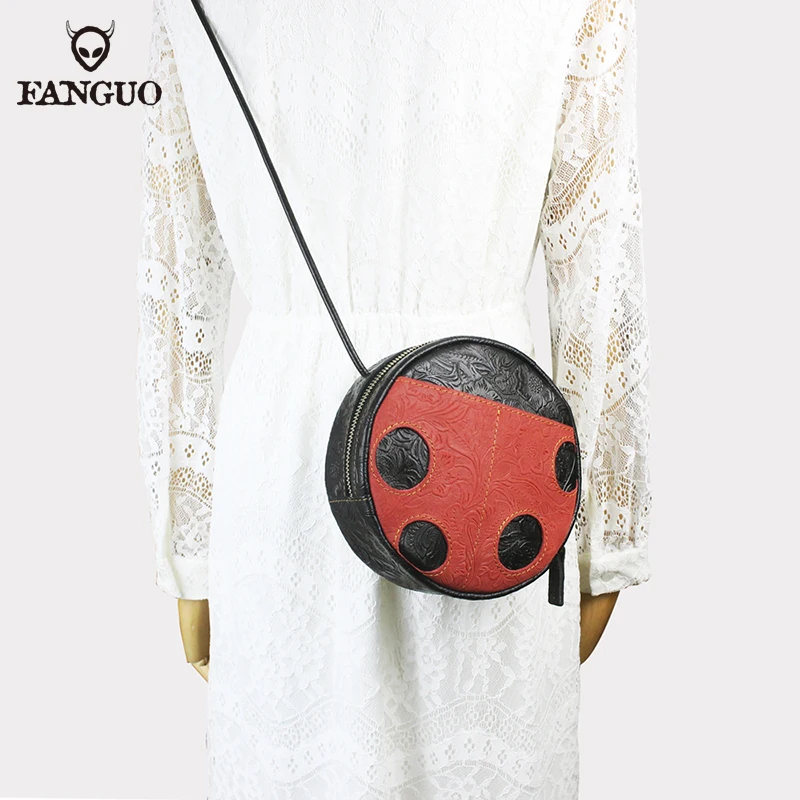 Round Genuine Leather Handbags Fashion Messenger Shoulder Bag For Women Handmade Crossbody Bag Female Zipper Handbag
Round Genuine Leather Handbags Fashion Messenger Shoulder Bag For Women Handmade Crossbody Bag Female Zipper Handbag