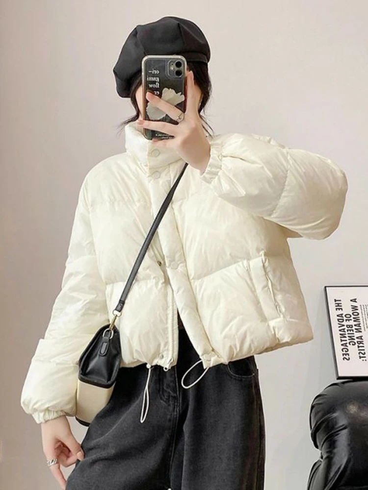 Jmprs Korean Warm Women Puffy Coat Casual Preppy Style Winter Thick Parkas Fashion Loose Solid Female Simple Long Sleeve Tops
Jmprs Korean Warm Women Puffy Coat Casual Preppy Style Winter Thick Parkas Fashion Loose Solid Female Simple Long Sleeve Tops
