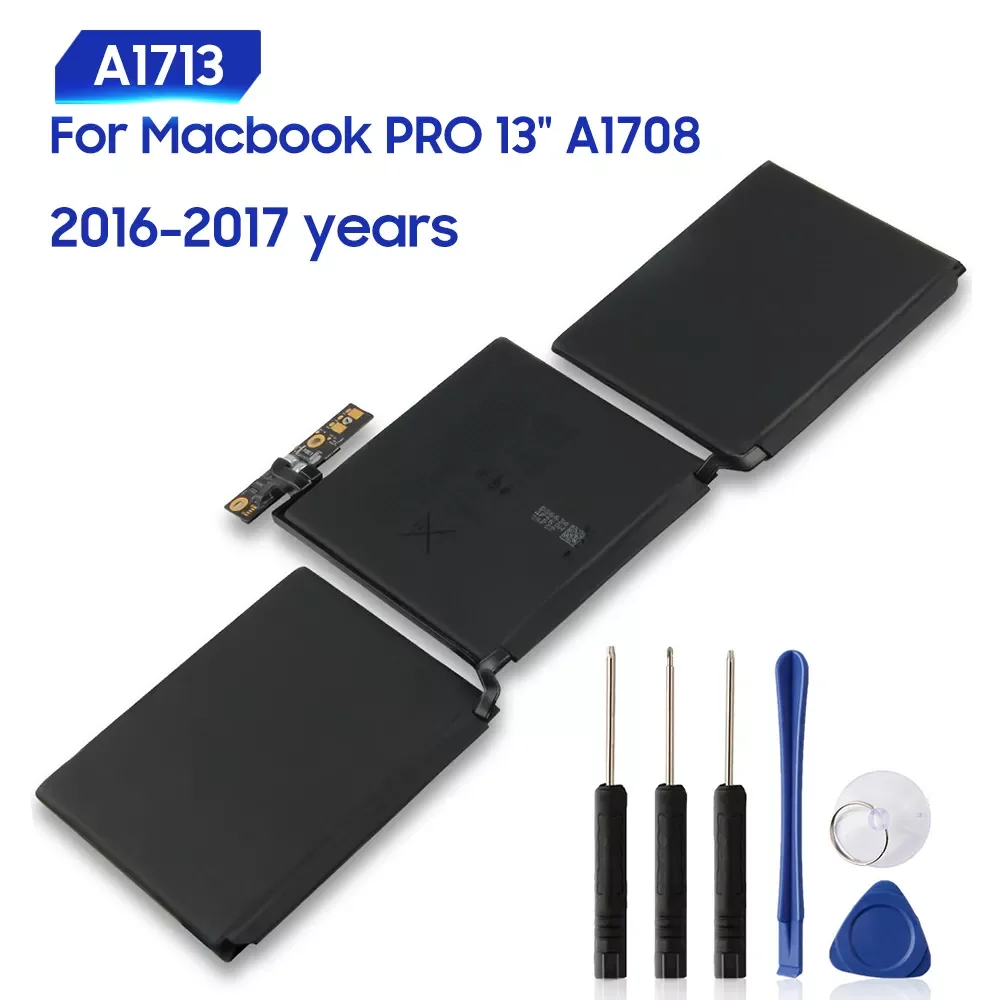 Original Replacement Battery For Macbook PRO 13" A1708 XT2 XQ2 L42 A1713 Genuine Laptop Battery 54.5Wh
Original Replacement Battery For Macbook PRO 13" A1708 XT2 XQ2 L42 A1713 Genuine Laptop Battery 54.5Wh