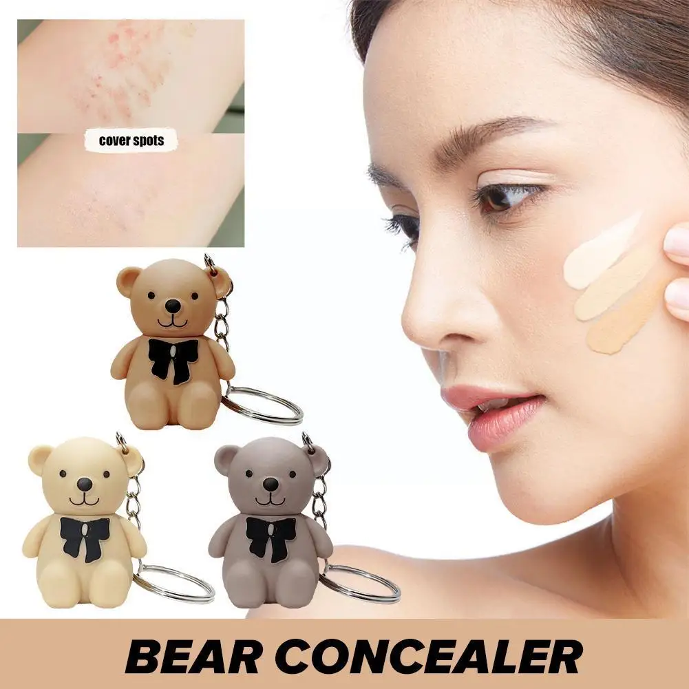 3 Colors Cute Bear Keychain Liquid Concealer High Covering Makeup Circles Control Dark Foundation Oil Face Freckle Moisturi H5O2 
3 Colors Cute Bear Keychain Liquid Concealer High Covering Makeup Circles Control Dark Foundation Oil Face Freckle Moisturi H5O2