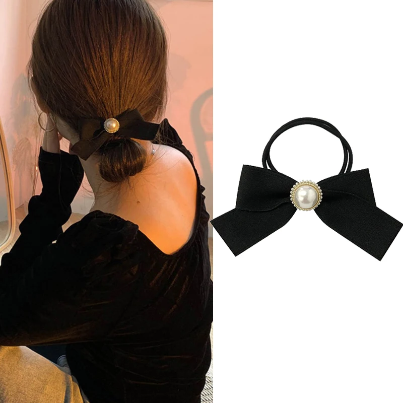French Bowknot Pearl Temperament of Restoring Ancient Ways Hair Bands Korea Contracted Tire Elastic Hair Rope Knot Rope
French Bowknot Pearl Temperament of Restoring Ancient Ways Hair Bands Korea Contracted Tire Elastic Hair Rope Knot Rope