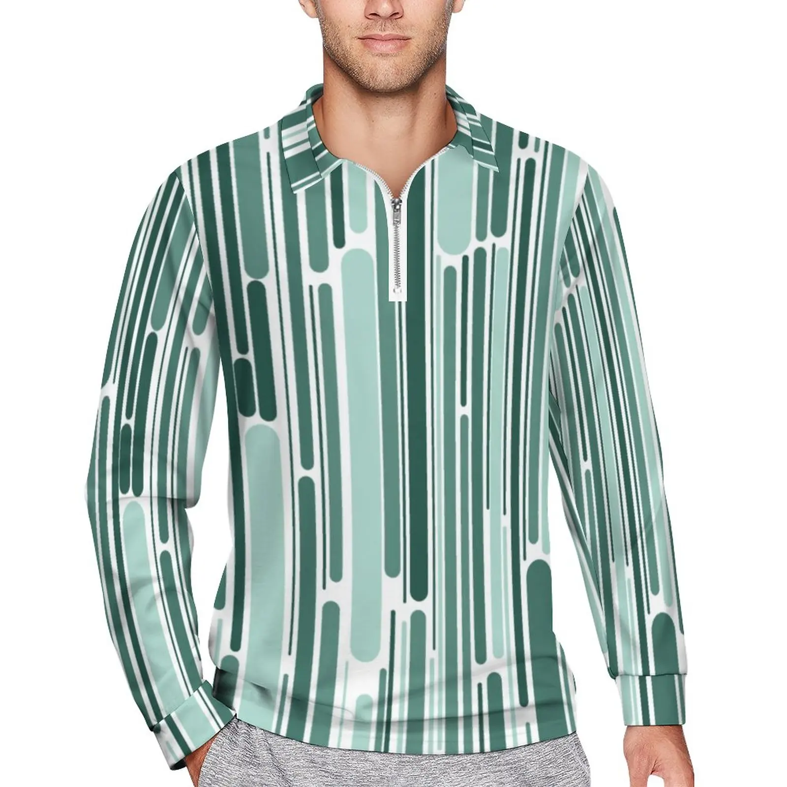Retro 70S Green Line Casual T-Shirts Abstract Geometric Polo Shirts Male Y2K Shirt Autumn Long Sleeve Custom Clothes Big Size
Retro 70S Green Line Casual T-Shirts Abstract Geometric Polo Shirts Male Y2K Shirt Autumn Long Sleeve Custom Clothes Big Size