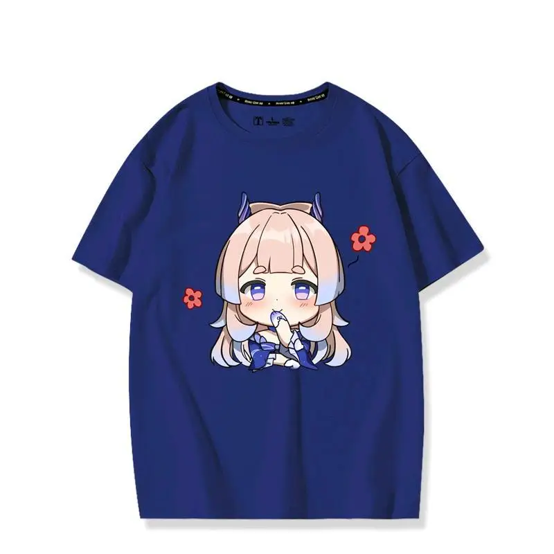 Anime Game Genshin Impact Cos Sangonomiya Kokomi Watatsumi Island Arahitogami Witch Unisex Summer Cotton Loose Top T-shirt
Anime Game Genshin Impact Cos Sangonomiya Kokomi Watatsumi Island Arahitogami Witch Unisex Summer Cotton Loose Top T-shirt