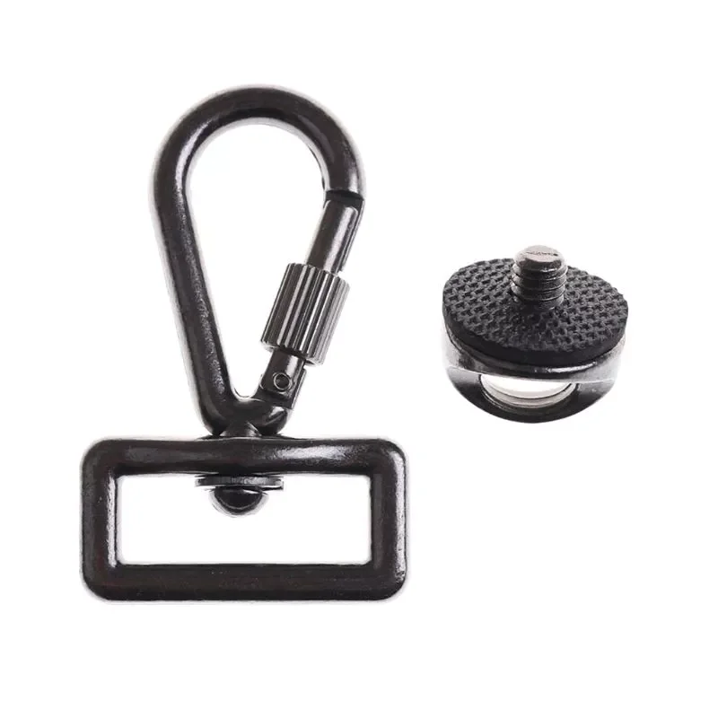 1/4\" Screw Metal Connecting Hook Adapter for DSLR SLR Camera Shoulder Sling Quick Neck Strap Belt Bag Case Accessories Kit
1/4\" Screw Metal Connecting Hook Adapter for DSLR SLR Camera Shoulder Sling Quick Neck Strap Belt Bag Case Accessories Kit