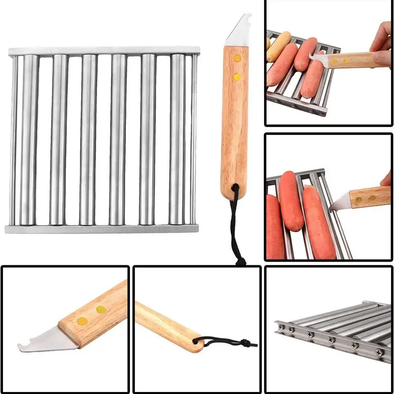 Уличная подставка для барбекю из нержавеющей стали для хот-догов с 5 секциями, подставка для барбекю из нержавеющей стали, подставка для хот-догов
Уличная подставка для барбекю из нержавеющей стали для хот-догов с 5 секциями, подставка для барбекю из нержавеющей стали, подставка для хот-догов