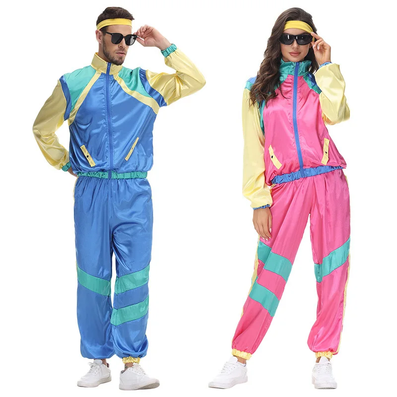Vintage Hip-hop Disco Cosplay Costume Rock Music Coat Pants Outfits Unisex Sportswear Couple Training Suit Halloween Carnival
Vintage Hip-hop Disco Cosplay Costume Rock Music Coat Pants Outfits Unisex Sportswear Couple Training Suit Halloween Carnival