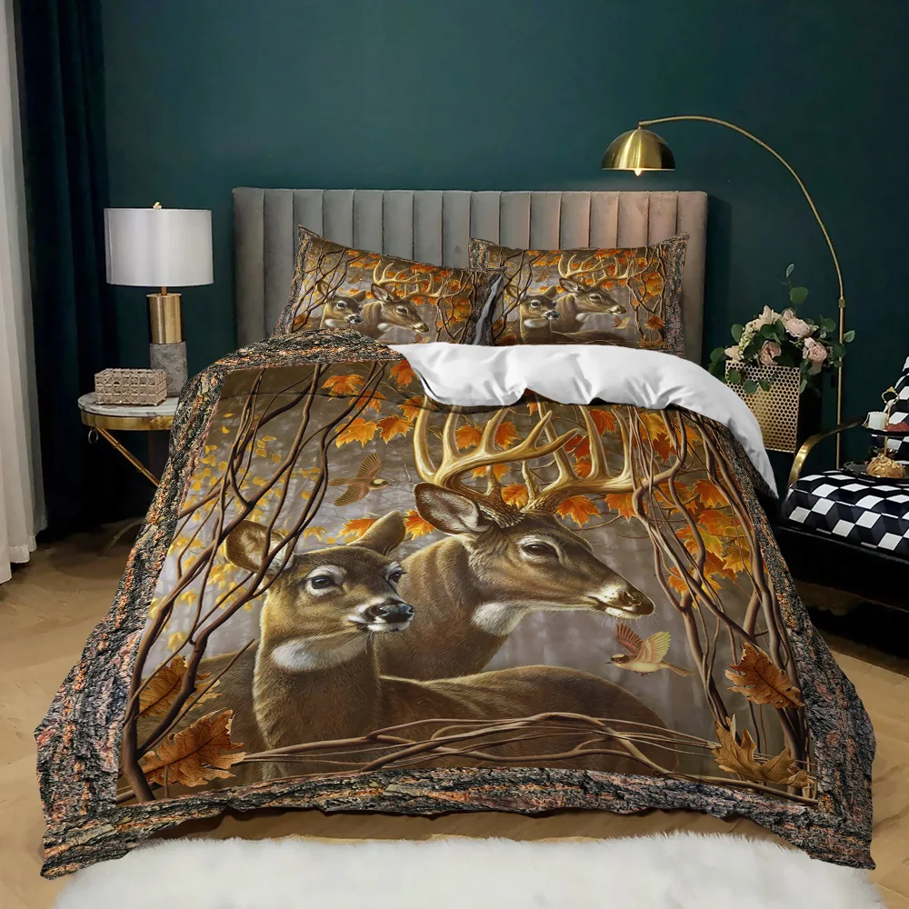 Gold Deer Animal Forest Nature Kids Quilt Durex Full Twin King Size3Pcs Duvet Cover Bedding Linen Set Bedspread200x200 240x220
Gold Deer Animal Forest Nature Kids Quilt Durex Full Twin King Size3Pcs Duvet Cover Bedding Linen Set Bedspread200x200 240x220