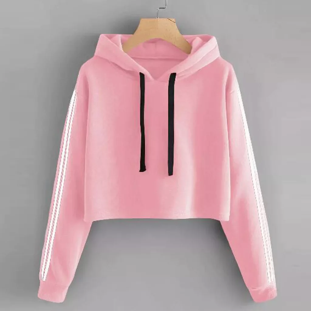 Gothic tops traf roupas femininasFashion Women Crop Top Sweatshirt Hoodie Solid Lace Up Drawstring Long Sleeve Sweatershirt Hoo
Gothic tops traf roupas femininasFashion Women Crop Top Sweatshirt Hoodie Solid Lace Up Drawstring Long Sleeve Sweatershirt Hoo