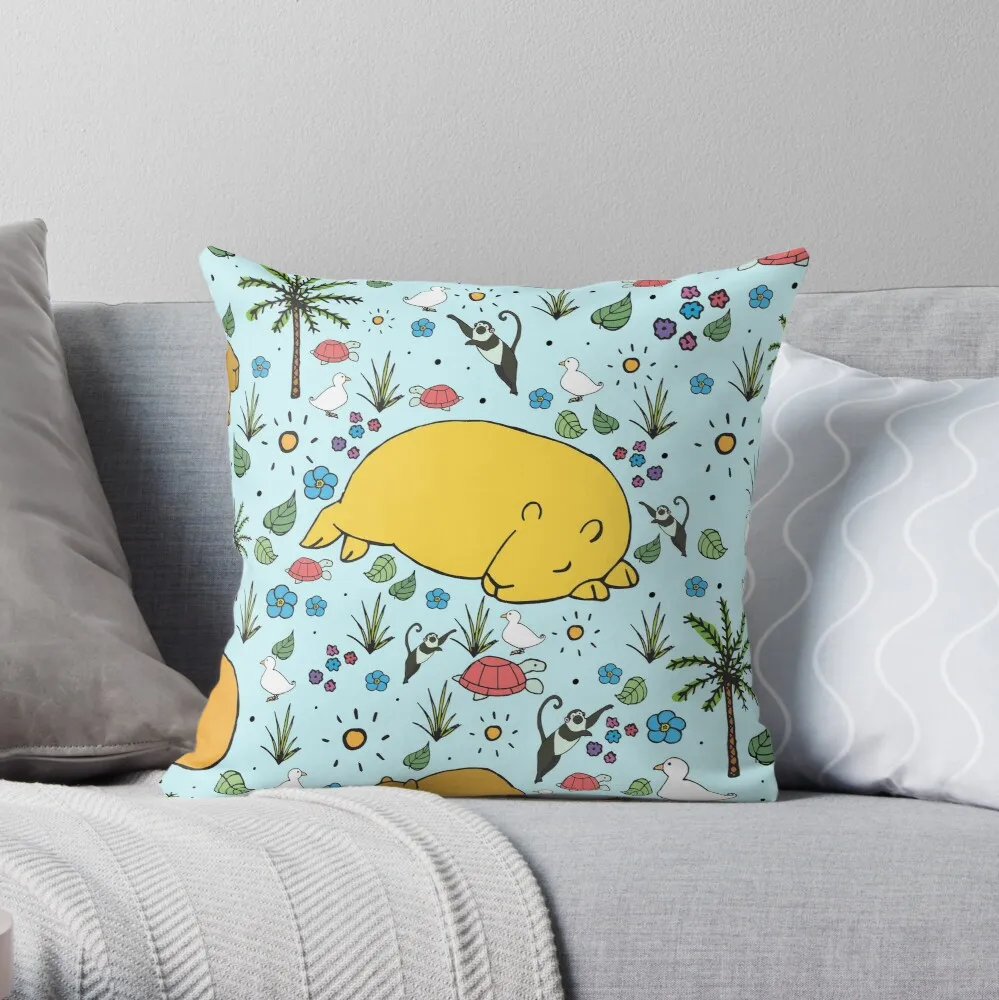 Capybaras Throw Pillow Pillow Case Polyester Home Decora Pillowcases Throw Pillow Case kussensloop almohada poszewka
Capybaras Throw Pillow Pillow Case Polyester Home Decora Pillowcases Throw Pillow Case kussensloop almohada poszewka