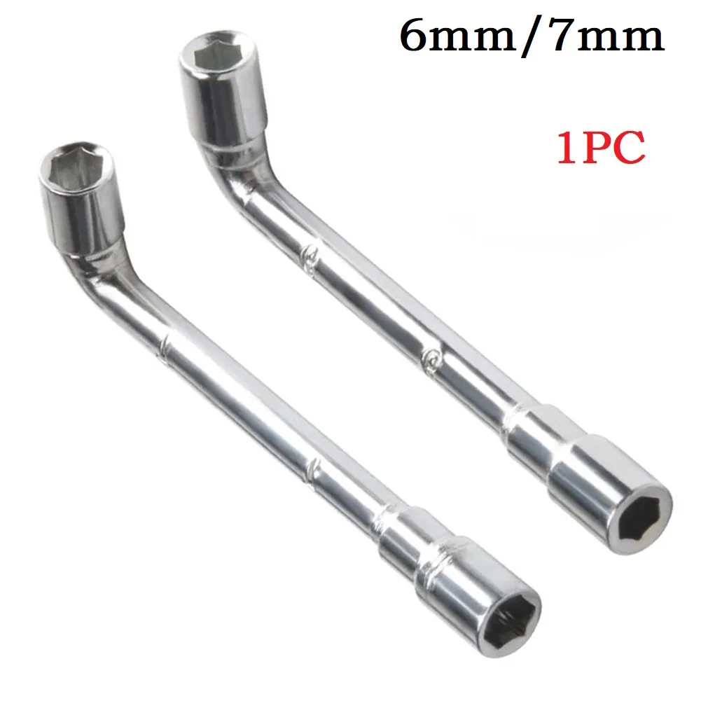 L-shaped Socke Wrench Hand Tool Hexagonal Maintenance Nozzles Nut Parts Repairing Screw Sleeve 6/7mm 97mm Fasten
L-shaped Socke Wrench Hand Tool Hexagonal Maintenance Nozzles Nut Parts Repairing Screw Sleeve 6/7mm 97mm Fasten