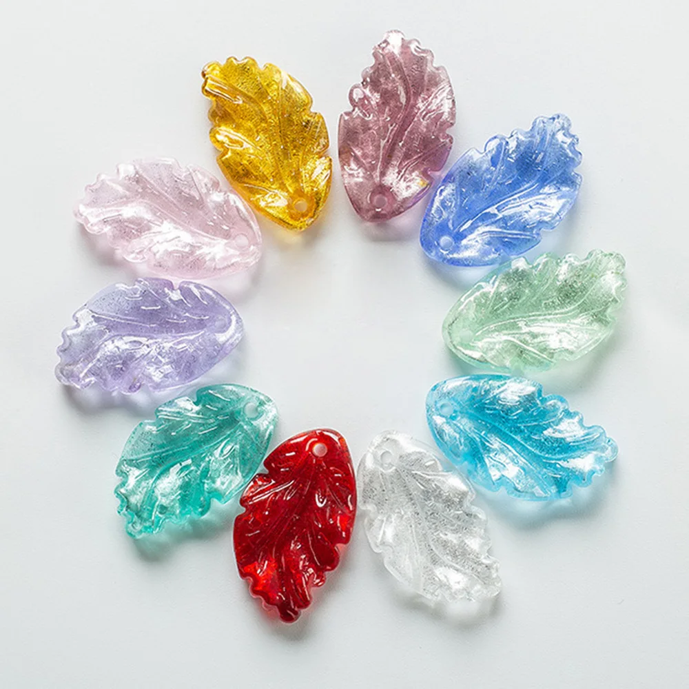 5pcs Leaf Shape Silver Foil 27x12mm Lampwork Glass Loose Crafts Beads Pendants for DIY Necklace Jewelry Making Findings
5pcs Leaf Shape Silver Foil 27x12mm Lampwork Glass Loose Crafts Beads Pendants for DIY Necklace Jewelry Making Findings