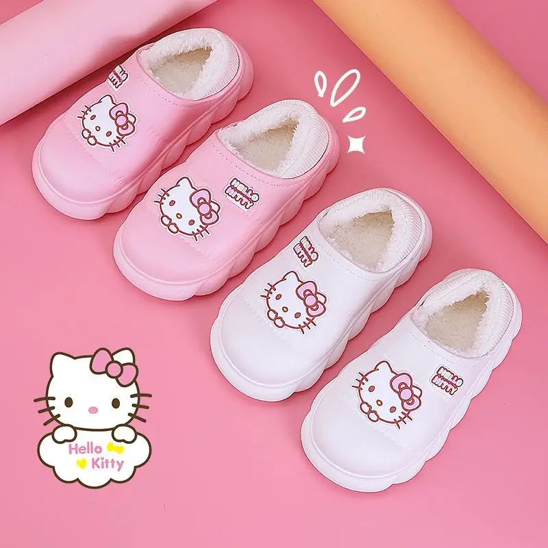 Sanrio Hello Kitty Children Slippers Anime Figure Kt Winter Kids Shoes Plush 2-10 Years Old Keep Warm Cute Cartoon Hot New Style
Sanrio Hello Kitty Children Slippers Anime Figure Kt Winter Kids Shoes Plush 2-10 Years Old Keep Warm Cute Cartoon Hot New Style