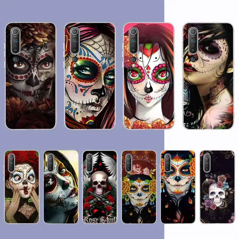 Catrina beautiful rose girl Skull Art Phone Case for Samsung S21 A10 for Redmi Note 7 9 for Huawei P30Pro Honor 8X 10i cover
Catrina beautiful rose girl Skull Art Phone Case for Samsung S21 A10 for Redmi Note 7 9 for Huawei P30Pro Honor 8X 10i cover