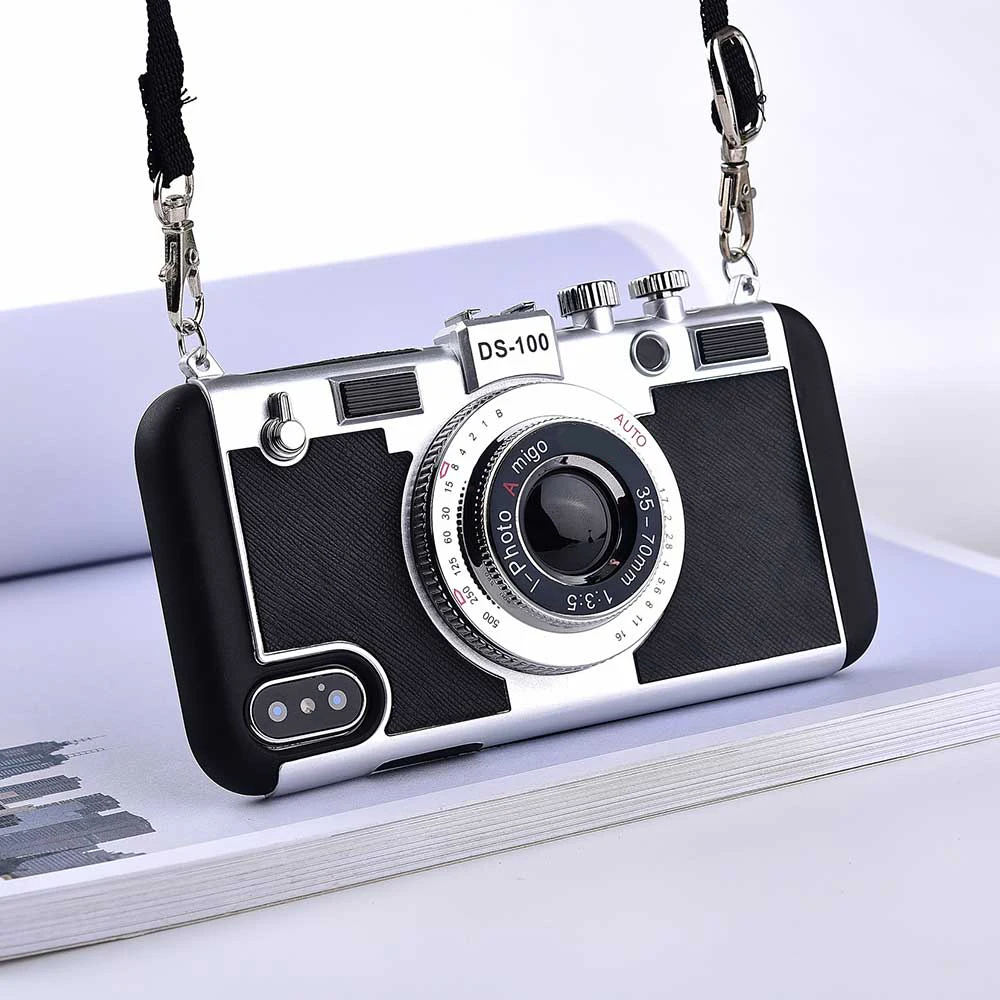 Camera Phone Cases For iPhone 13 12 Pro Max mini Xs Max XR X 7 8 Plus 6 6s 11 Pro SE Shockproof Lanyard Retro Fitted Back Cover
Camera Phone Cases For iPhone 13 12 Pro Max mini Xs Max XR X 7 8 Plus 6 6s 11 Pro SE Shockproof Lanyard Retro Fitted Back Cover