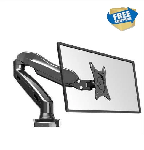 FREE SHIPPING NB F80 Desktop17-27" LCD LED Monitor Holder Arm Gas Spring Full Motion TV Mount Loading 2-6.5kgs
FREE SHIPPING NB F80 Desktop17-27" LCD LED Monitor Holder Arm Gas Spring Full Motion TV Mount Loading 2-6.5kgs