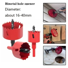 16-40mm Bimetal Hole Opener Diamond Core Bit Hole Saw Drill For Brick Tile Ceramic Concrete Drilling Wood Working Power Tools