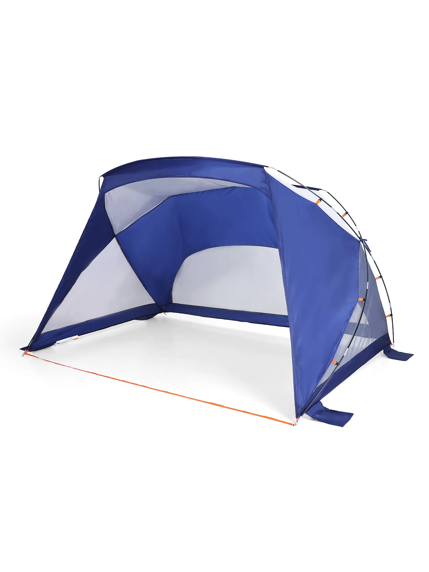 Camp 9' x 6' Beach Tent Sun Shelter UPF 50+ Portable Tent 3-4 Person with Carry Bag, Navy Blue
Camp 9' x 6' Beach Tent Sun Shelter UPF 50+ Portable Tent 3-4 Person with Carry Bag, Navy Blue