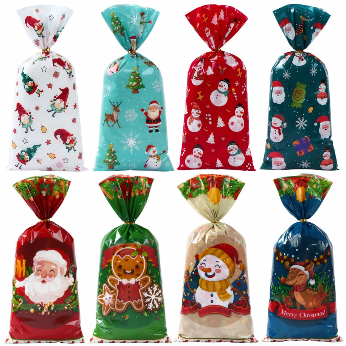 25/50/100pcs Christmas Candy Bags Merry Christmas Decorations 2023 for Home Xmas Gift Bags Cristmas Cookies Packing Supplies
25/50/100pcs Christmas Candy Bags Merry Christmas Decorations 2023 for Home Xmas Gift Bags Cristmas Cookies Packing Supplies