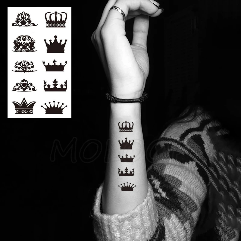 Crown Element Tattoo Stickers Flower Small Size Body Art Temporary Fake Tattoo for Woman Kids 105*60 Mm
Crown Element Tattoo Stickers Flower Small Size Body Art Temporary Fake Tattoo for Woman Kids 105*60 Mm