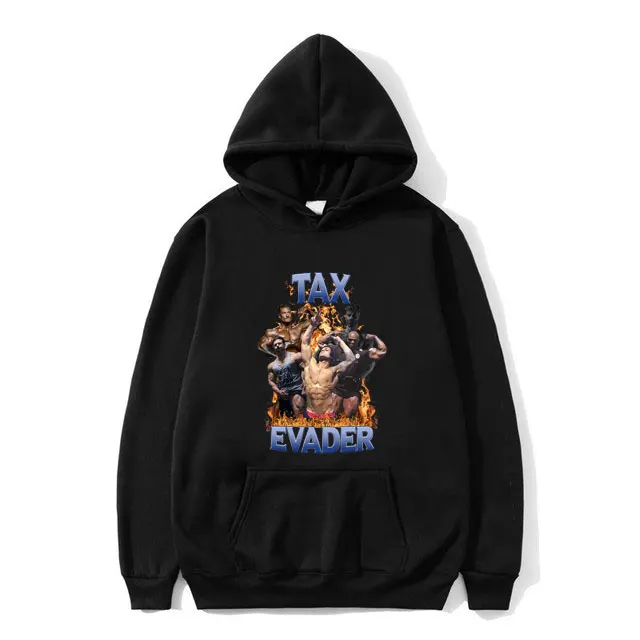 Funny Tax Evader Graphic Hoodie Male Fashion Hooded Streetwear Men Oversized Fitness Exercise Hoodies Unisex Casual Fleece Hoody
Funny Tax Evader Graphic Hoodie Male Fashion Hooded Streetwear Men Oversized Fitness Exercise Hoodies Unisex Casual Fleece Hoody