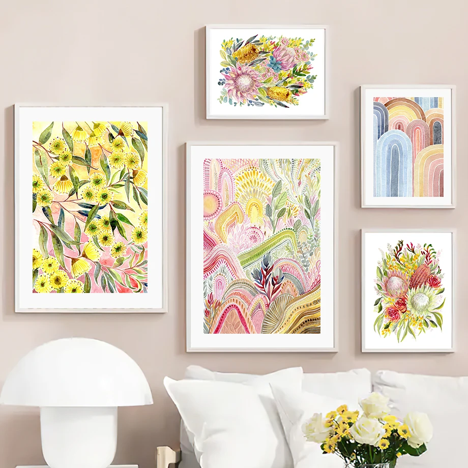 Abstract Rainbow Banksia Daisy Rose Flower Wall Art Canvas Painting Nordic Posters And Prints Wall Picture For Living Room Decor
Abstract Rainbow Banksia Daisy Rose Flower Wall Art Canvas Painting Nordic Posters And Prints Wall Picture For Living Room Decor