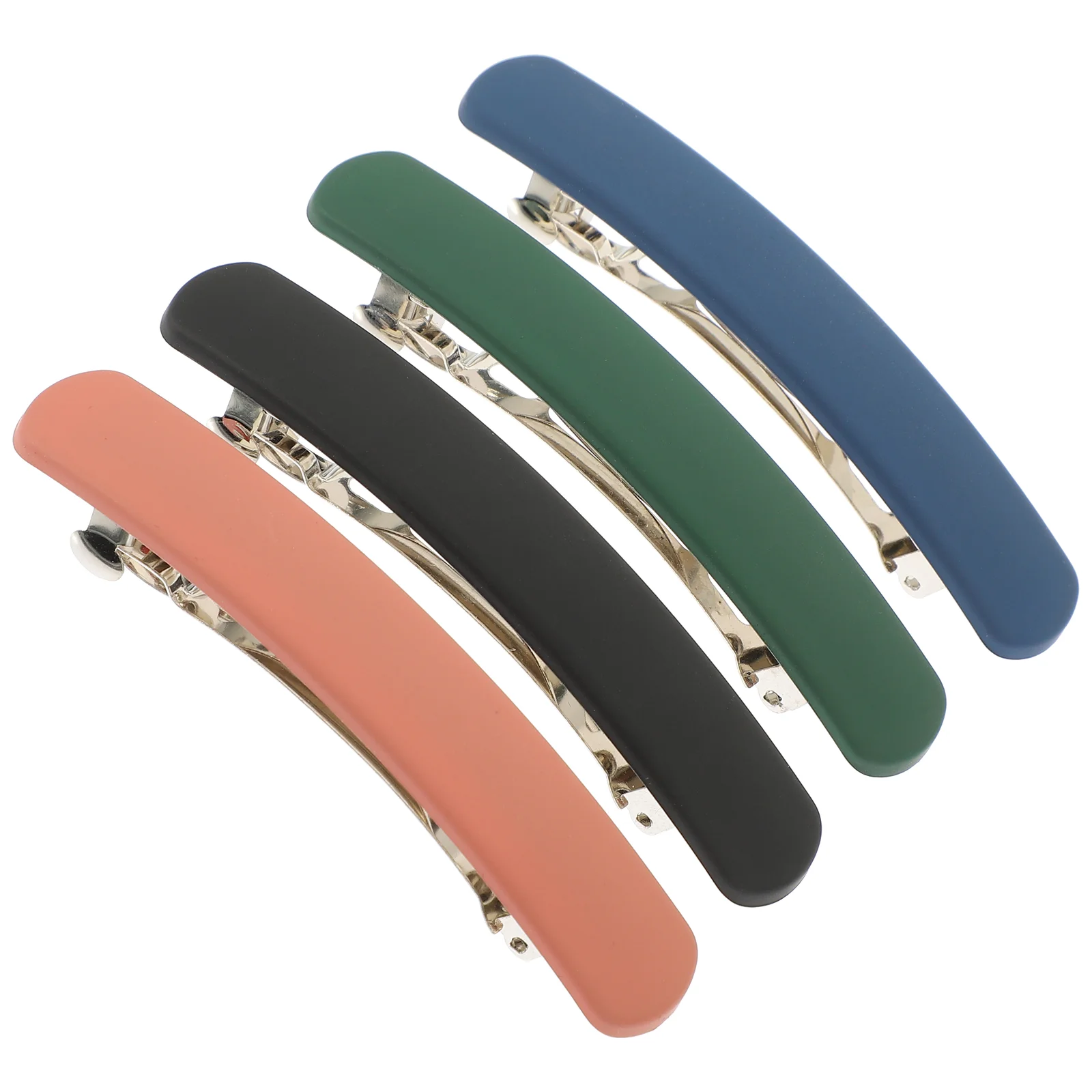 4 Pcs Slotted Spring Clip Hair Accessory Women Accessories Large Barrettes Thick French Plastic Ponytail Miss
4 Pcs Slotted Spring Clip Hair Accessory Women Accessories Large Barrettes Thick French Plastic Ponytail Miss