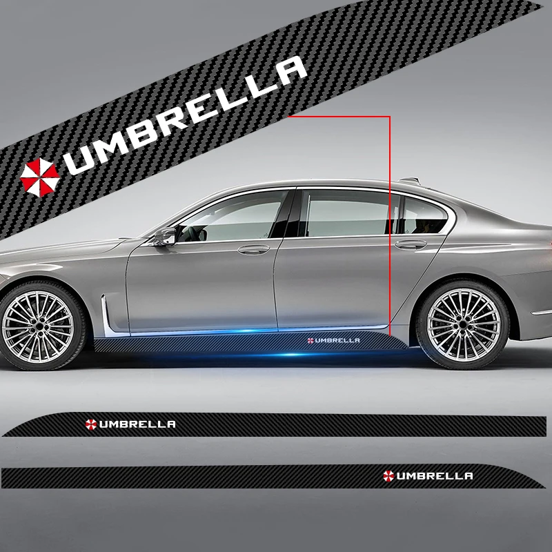2pcs New Car Door Side Skirt Stripes Sticker Sport Body Vinyl Decal For Umbrella Corporation Car Styling Decoration Accessories
2pcs New Car Door Side Skirt Stripes Sticker Sport Body Vinyl Decal For Umbrella Corporation Car Styling Decoration Accessories
