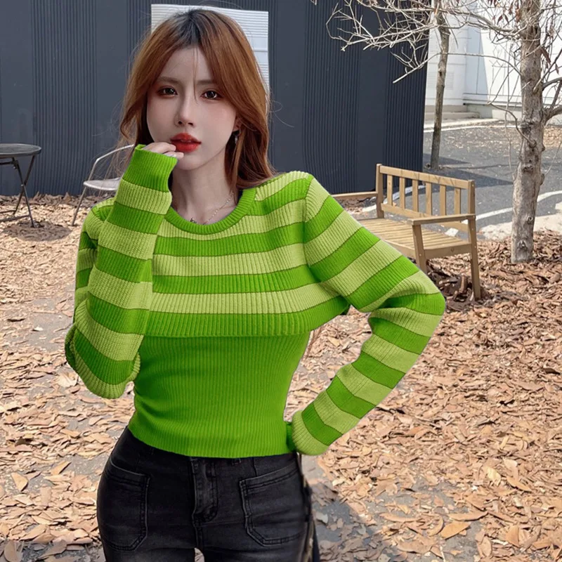 Two Piece Long Sleeve Korean Version Women's Long Sleeve Top Loose Long Sleeves Irregular Top Striped Long Sleeves Casual
Two Piece Long Sleeve Korean Version Women's Long Sleeve Top Loose Long Sleeves Irregular Top Striped Long Sleeves Casual