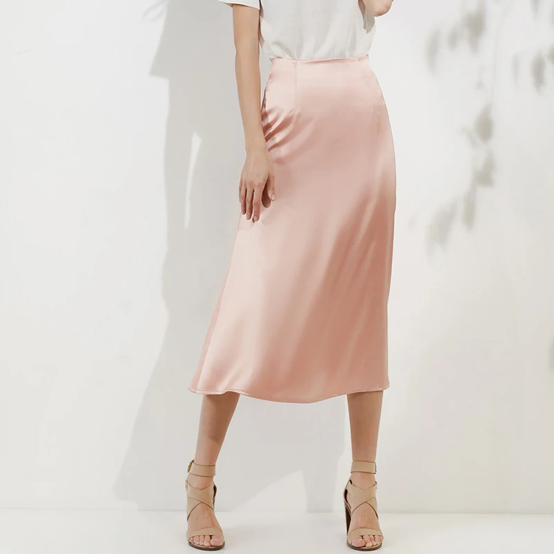 2022 Spring Silk Satin High Waisted Skirt Women A-Line Elegant Skirts for Women Summer Green Midi Skirt New Korean Fashion Style
2022 Spring Silk Satin High Waisted Skirt Women A-Line Elegant Skirts for Women Summer Green Midi Skirt New Korean Fashion Style
