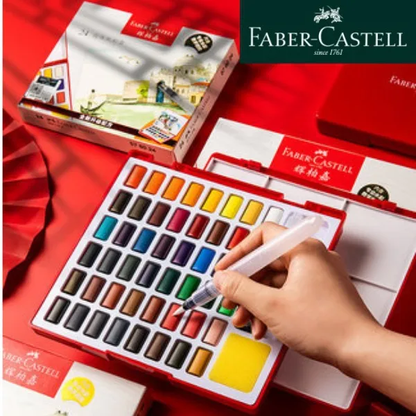 Немецкий Faber-Castell, Однотонный женский, 24 цвета, 36 цветов, 48 цветов, пигмент гуаши для начинающих, прозрачный акварель
Немецкий Faber-Castell, Однотонный женский, 24 цвета, 36 цветов, 48 цветов, пигмент гуаши для начинающих, прозрачный акварель