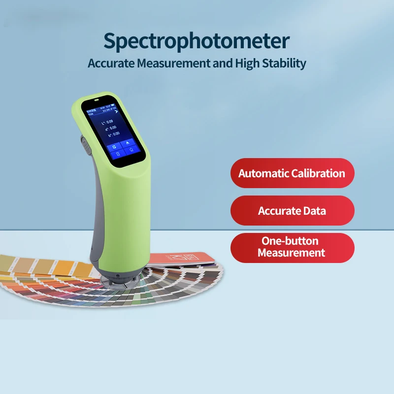 

CR110 high-precision portable spectrophotometer plastic paint ink color mixing and matching colorimeter